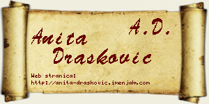 Anita Drašković vizit kartica